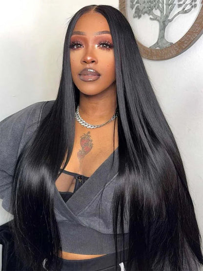 13x6 Glueless Lace Front Wig – Pre-Everything Drawstring Dome Cap, 180% Density Wear & Go Wig – US Stock